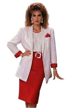 Just in time vintage 80’s power suit